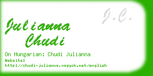 julianna chudi business card